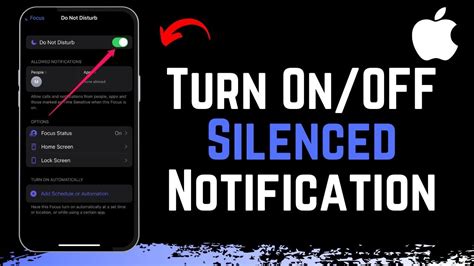 how to turn off silenced notifications|How to Fix Notifications Silenced on iPhone: A Step